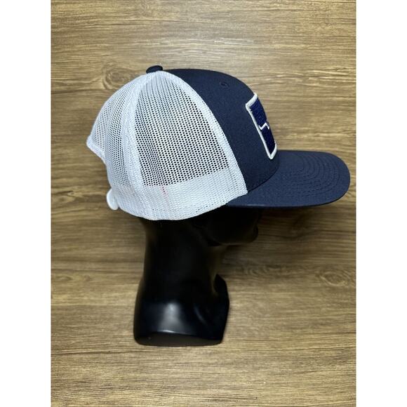 Kimes Ranch Hat Cap Snapback RWB American Flag Logo One Size Mesh Adjustable - Picture 4 of 7